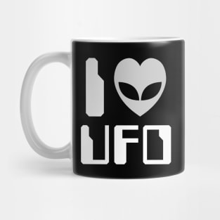 I Heart [Love] UFO Mug